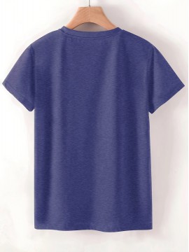 [Playful Cat T-Shirt] Lightweight & Stretchy Charming Black Cat & Book Illustration T-Shirt | Casual Crew Neck, Short Sleeve, Perfect for Spring & Summer, S-XXL, Cat Lover Gift