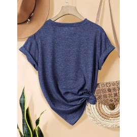 [Dreamcatcher T-Shirt] Bohemian Dreamcatcher Women's T-Shirt | Casual Loose Fit Round Neck Short Sleeve Top, Breathable Machine-Washable Fabric for Summer Vacation & Casual Attire, Multi-Color Options S-XXL