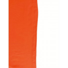 Plus Size, Women's Breast Cancer Awareness T-Shirt with Pink Ribbon & Survivor Silhouettes - Plus Size 0-5XL Oversized Short Sleeve, Soft Polyester, Round Neck Casual Comfort Fit, Year-Round Wear, Ideal Gift for Cancer Support (Vibrant Orange)