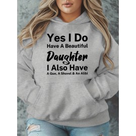 [Humorous Sweatshirt] Plus Size Women's Casual Sweatshirt | Yes I Do s - Humorous 
