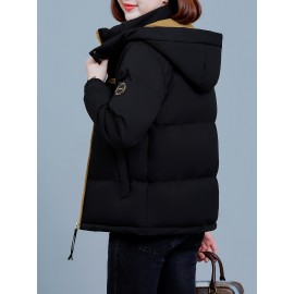 Women's Outdoor Detachable Hooded Warm Fashion Jacket