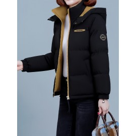 Women's Outdoor Detachable Hooded Warm Fashion Jacket