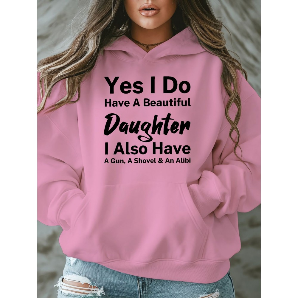 [Humorous Sweatshirt] Plus Size Women's Casual Sweatshirt | Yes I Do s - Humorous 